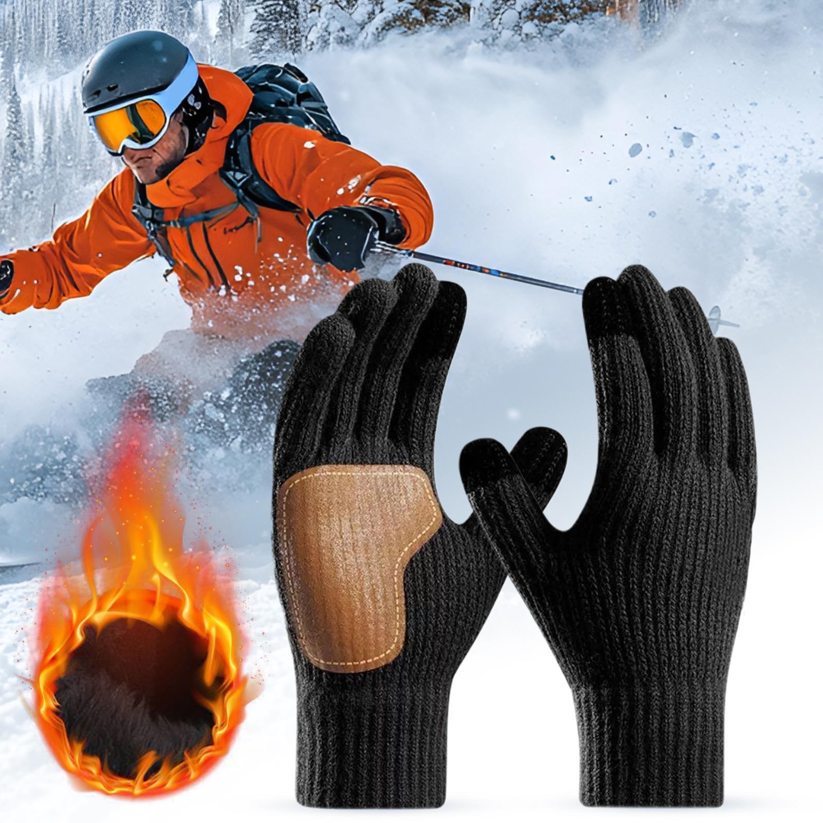 Running Gear Cold Weather - Dokunmatik Ekranlı USB Isıtmalı Eldivenler, Kayak